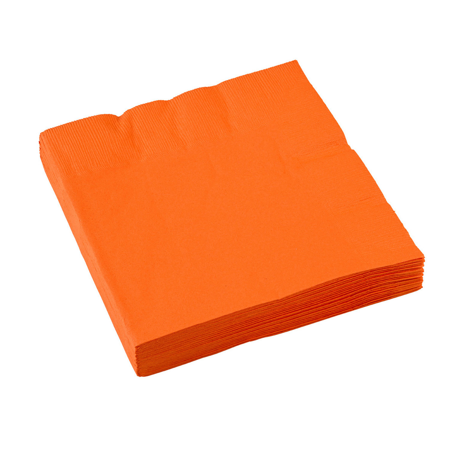 Ubrousky oranžové 20 ks 33 cm x 33 cm 2-vrstvé 